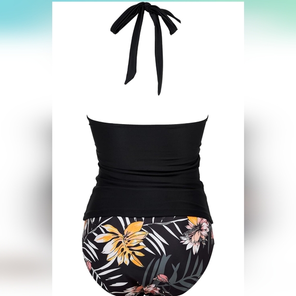 SUUKSESS 2 Piece Halter Tankini Swimsuit - Picture 3 of 7